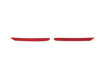 Rear bumper reflector