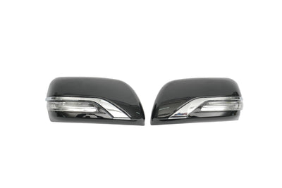 LandCruiser 2016 Side Mirror Cover LED Black